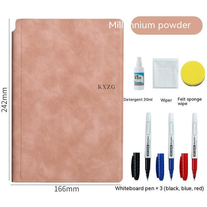 Leather Erasable Tiny Whiteboard Notebook