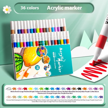 True Color Acrylic Marker Pen Student Only Color Painting
