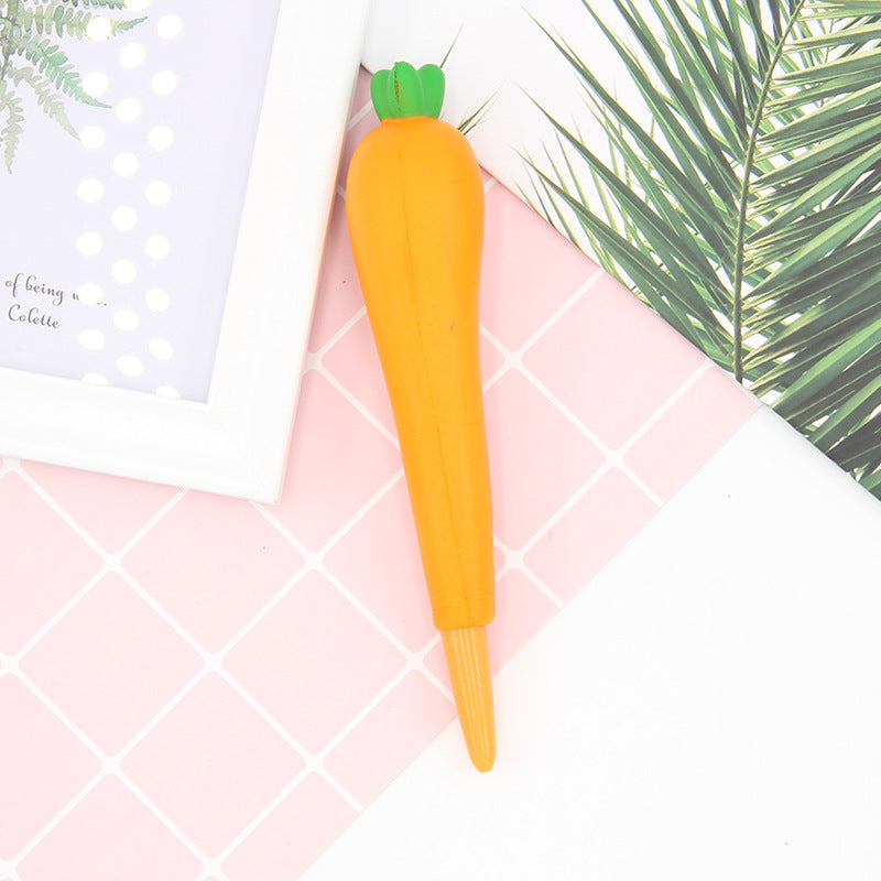 Compatible with Apple , Vent Pen Pressure Pen Creative Cartoon Soft Students Use Pinch Pen Cute Super Cute Gel Pen Decompression Pen