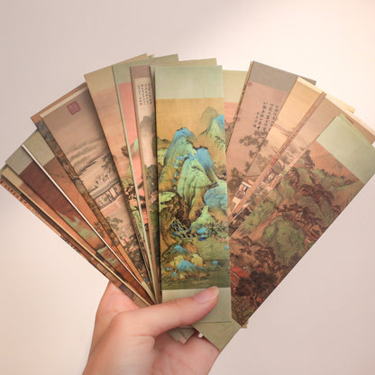 Ancient Painting Portrait Stationery Reading Bookmark
