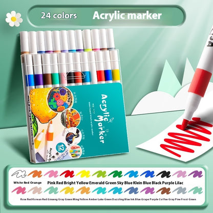 True Color Acrylic Marker Pen Student Only Color Painting