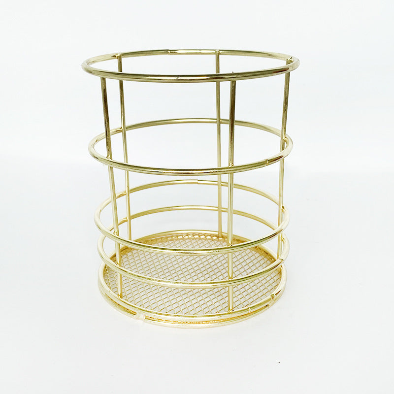 Student Simple Desktop Stationery Metal Penholder