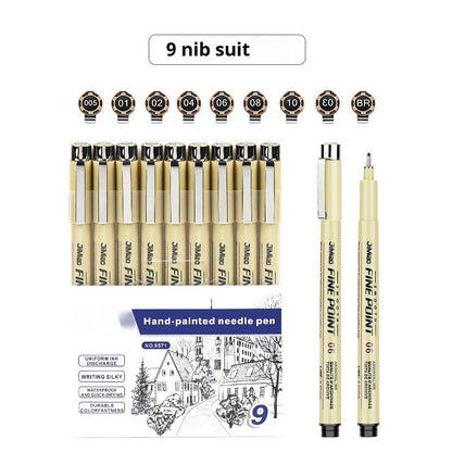 Waterproof Hook Line Art Cartoon Design Sketch Hand Drawn Syringe Drawing Pen