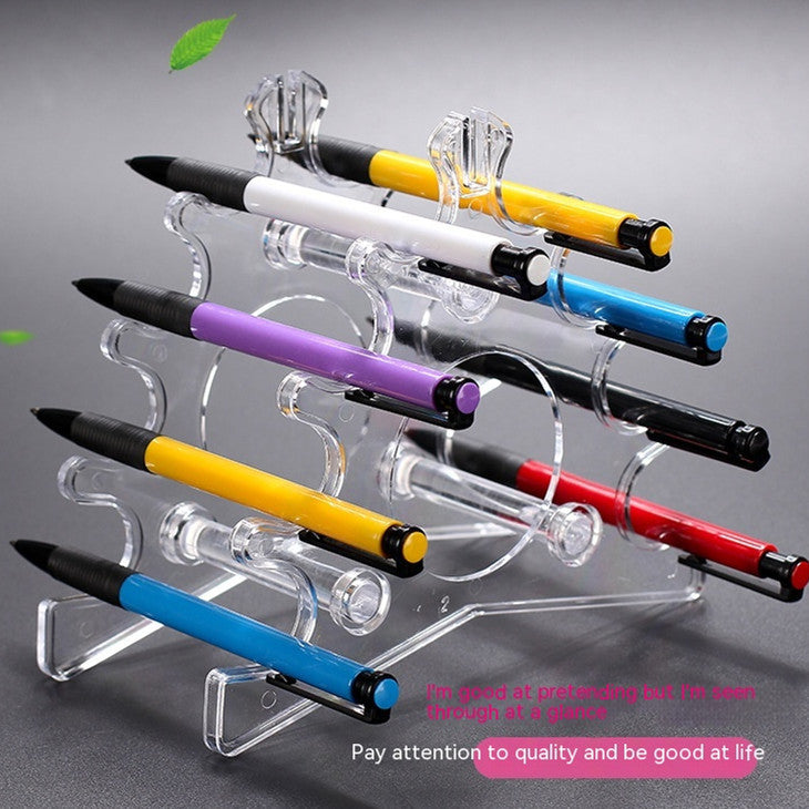 Plastic Stationery Pencil Makeup Display Rack