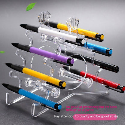 Plastic Stationery Pencil Makeup Display Rack
