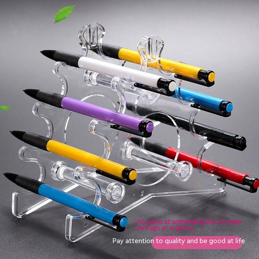 Plastic Stationery Pencil Makeup Display Rack