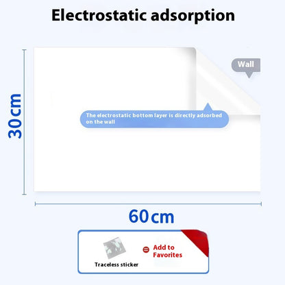 Plastic Electrostatic Adsorption Whiteboard Wall Sticker