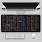 Shortcut Key Mouse Pad Oversized Thickened Desk Keyboard Pad