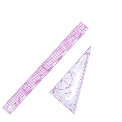 Multifunctional Grading Sleeve Ruler Curve Ruler