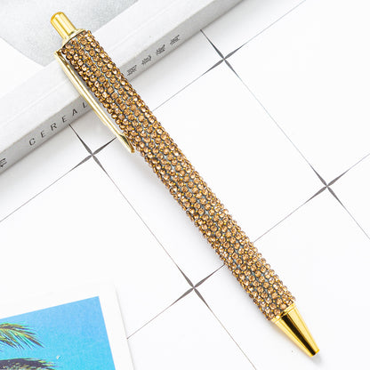 Press Pen Rhinestone Foreskin Student Stationery