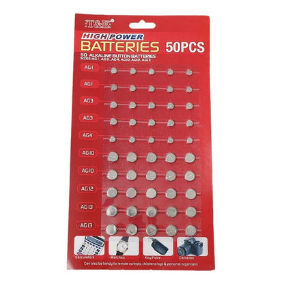Mixed Button Watch Calculator Card Battery