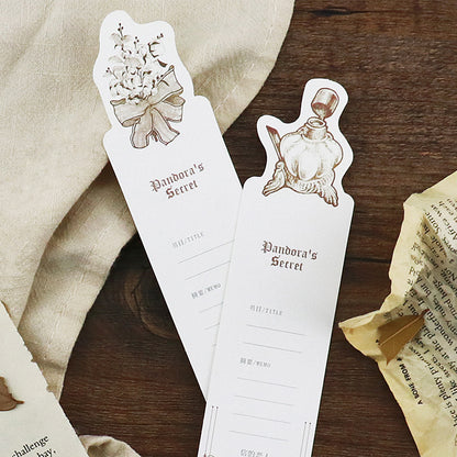 Boxed Paper Bookmark Creative Student Stationery
