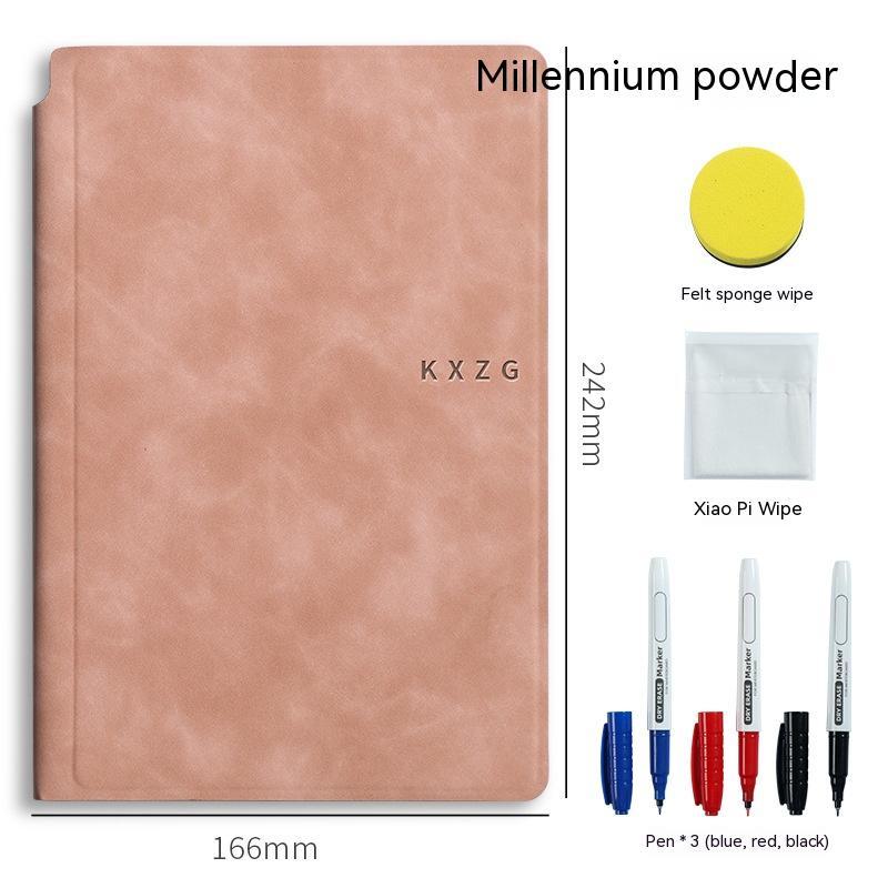 Leather Erasable Tiny Whiteboard Notebook