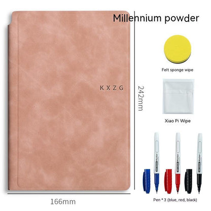 Leather Erasable Tiny Whiteboard Notebook