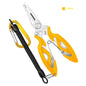 Stainless Steel Curved Mouth Lure Cable Cutters Safety Ring Opening Tools Lure Accessories
