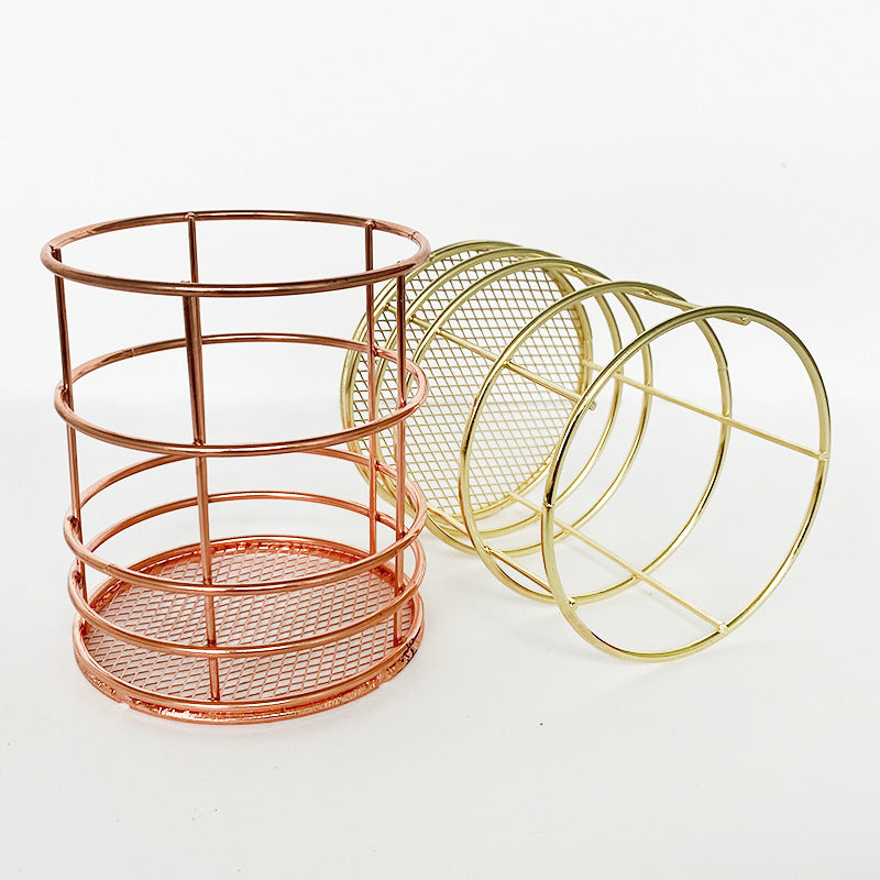 Student Simple Desktop Stationery Metal Penholder