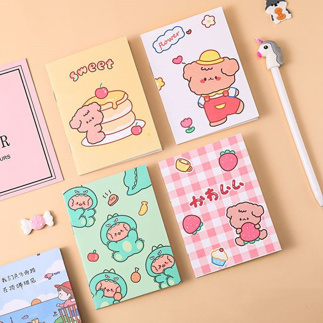 Korea Stationery Mini Notebook Kids Cartoon