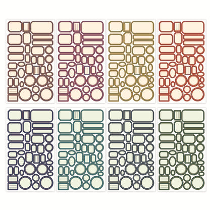 Mark Diary Stationery Materials Collage