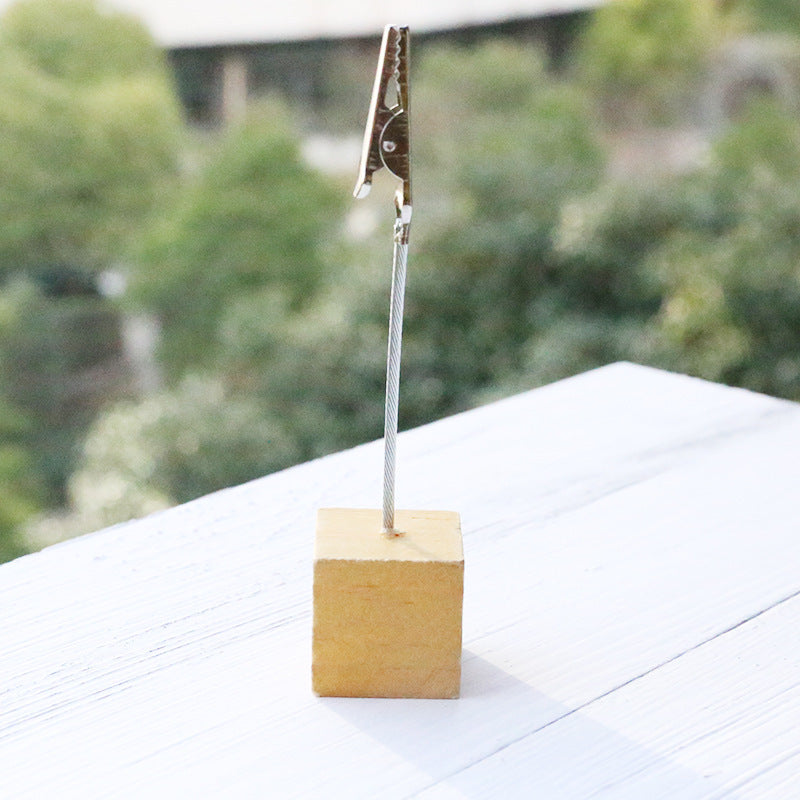 Color Log Square Message Wrought Iron Memo Folder