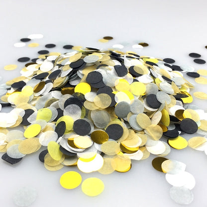 Colorful Paper Scrap Rain Round Shredded Paper