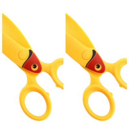 In Stock Children's Plastic Scissors Children's Safety Manual Scissor