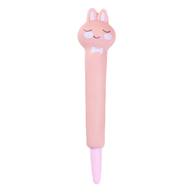 Compatible with Apple , Vent Pen Pressure Pen Creative Cartoon Soft Students Use Pinch Pen Cute Super Cute Gel Pen Decompression Pen