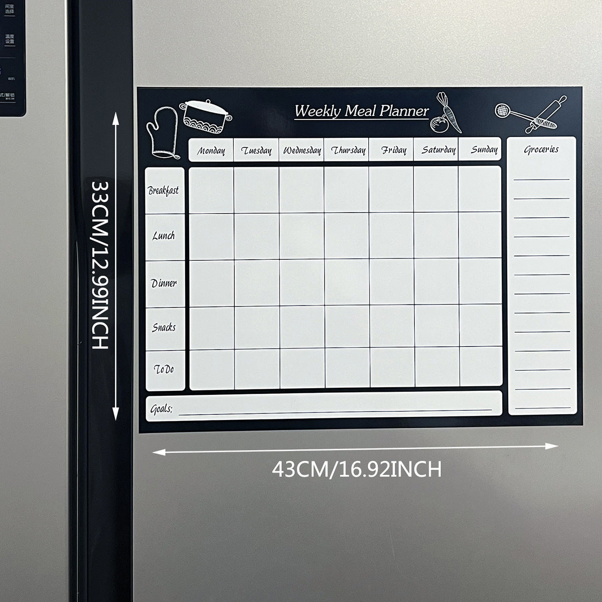 Whiteboard Soft Magnetic Post-It Notes Message Board Refridgerator Magnets