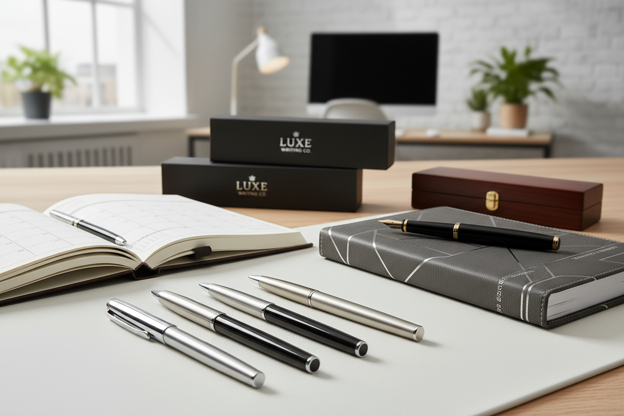 I ordered pens and planners for my office — super smooth writing and fast delivery. The packaging was neat and professional!